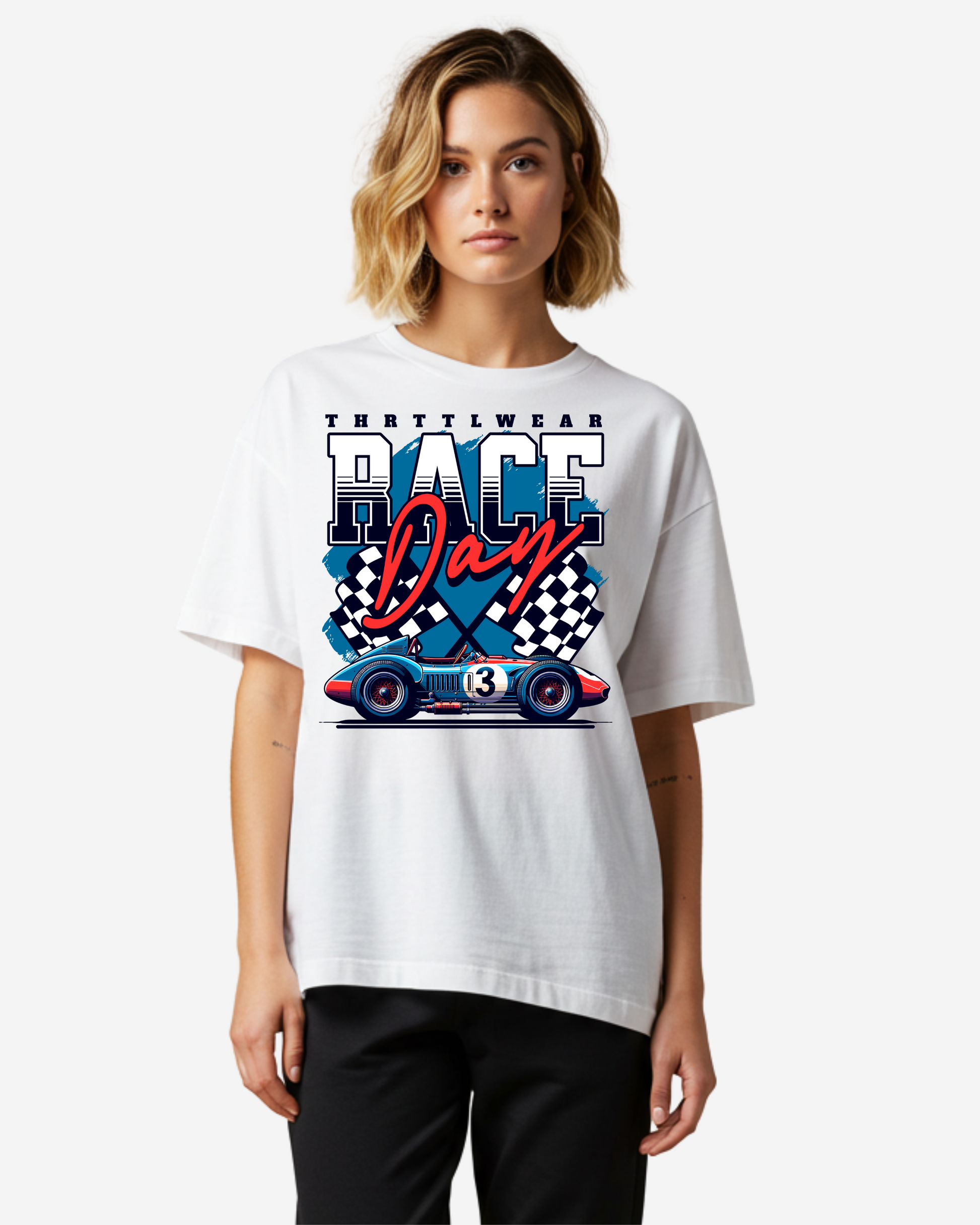 Race Day Oversized T-Shirt