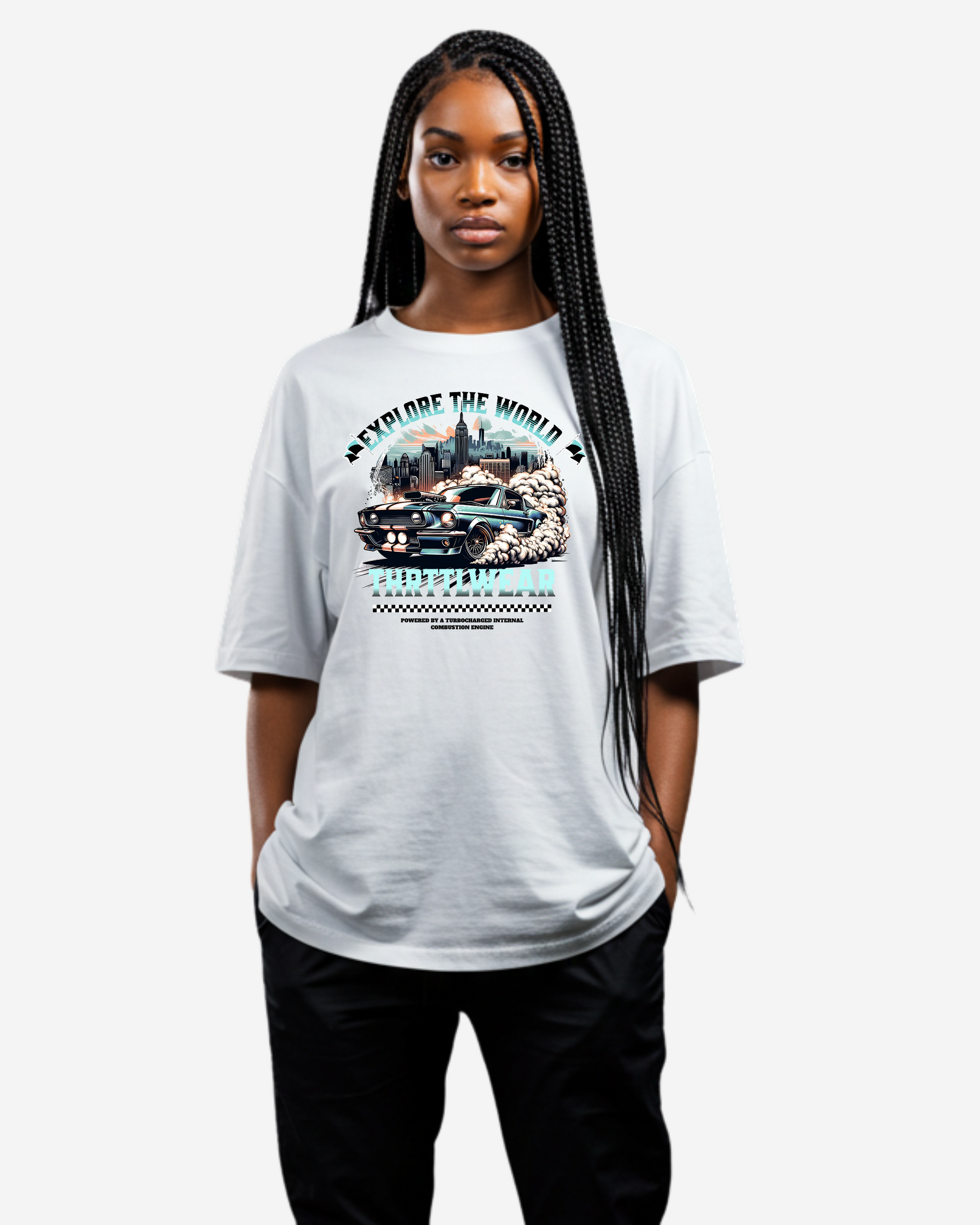 Ride Forever Explore the World Oversized T-Shirt