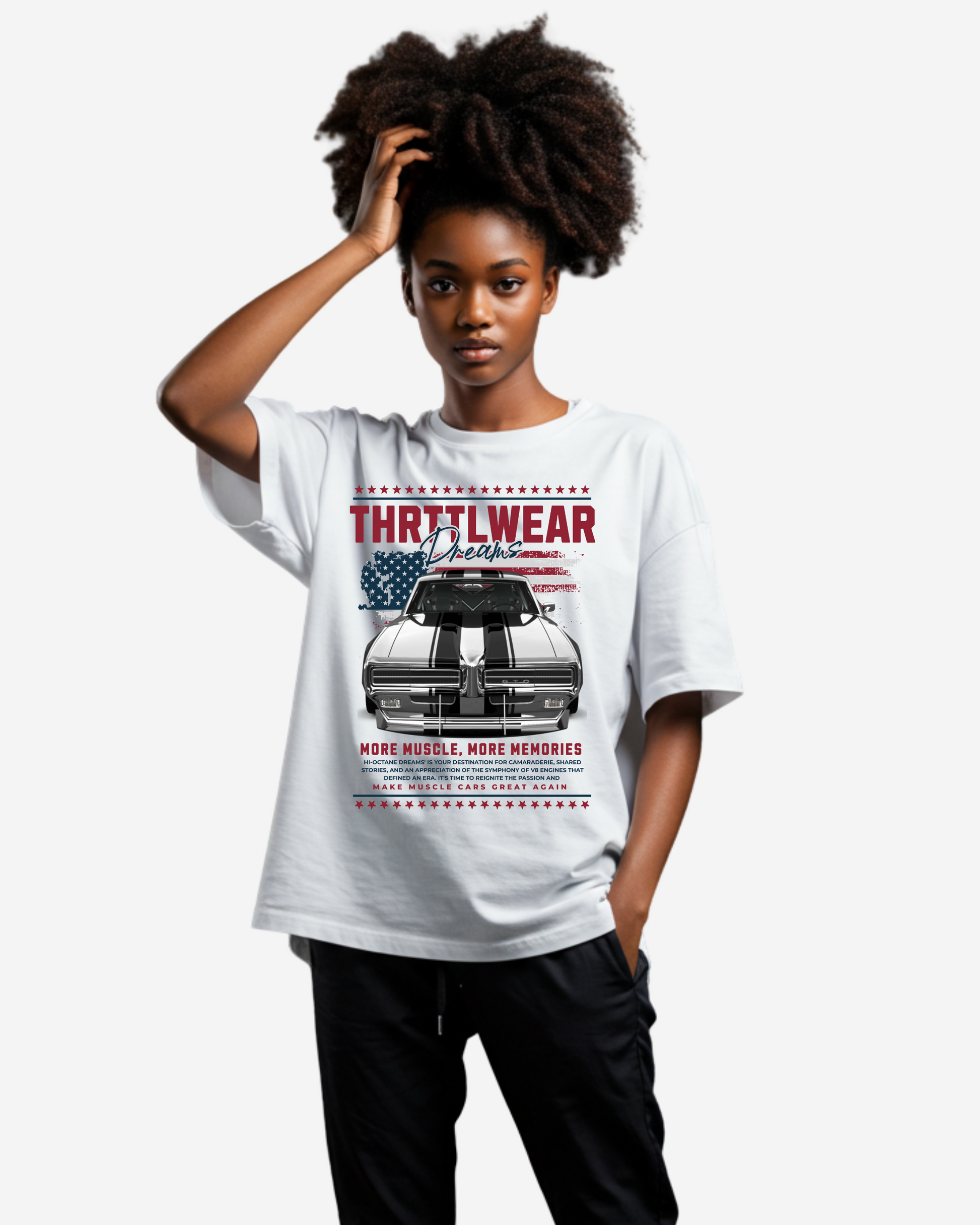 Hi-Octane Dreams Oversized T-Shirt