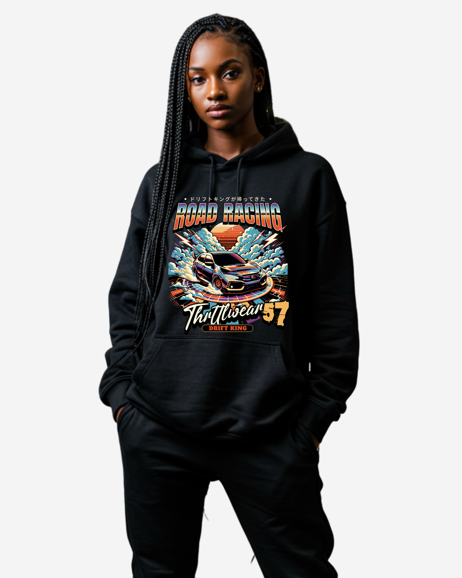 Road Racing Oversized Hoodie