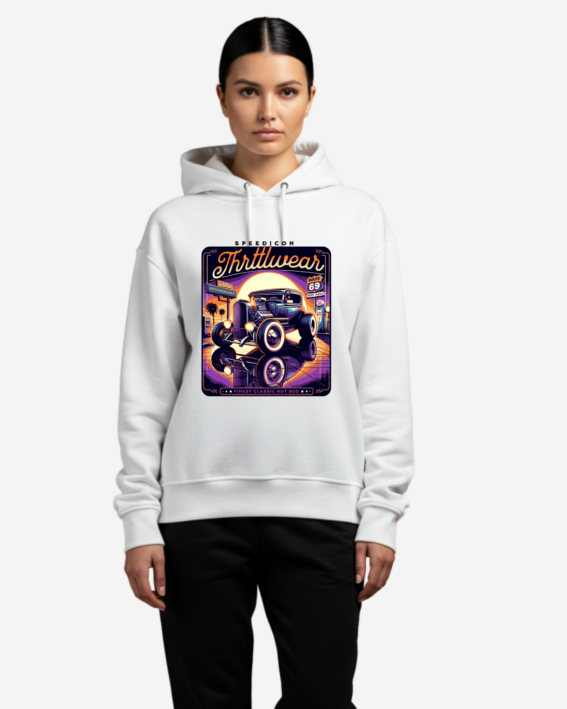 Speed Icon American Oversized Hoodie